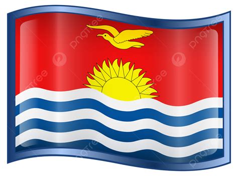 Kiribati Flag Icon Symbol Reflection Flag Travel Png Transparent