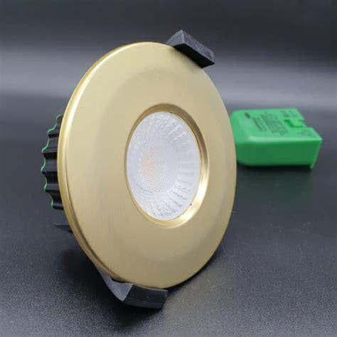 Brass Bezel Avon Fire Rated Led Downlights