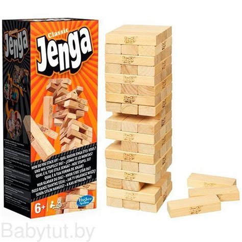 Купить Игру настольную Jenga Classic Дженга Hasbro Хасбро A2120 в