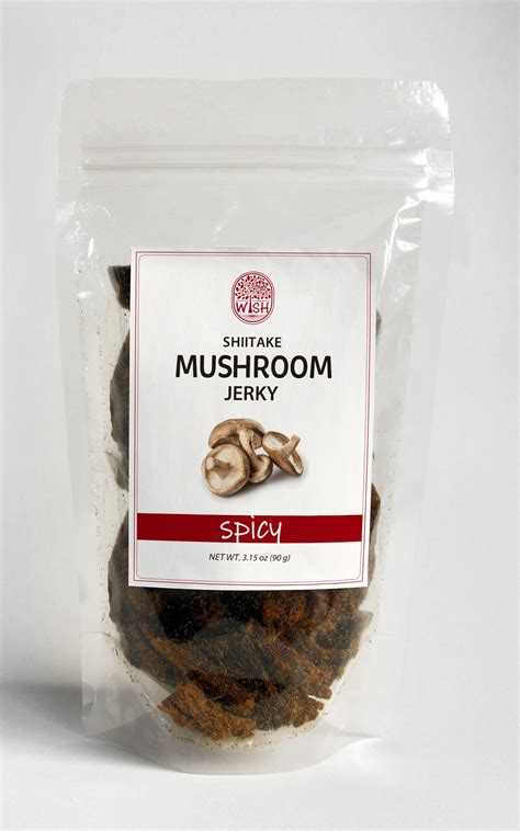 Shiitake Mushroom Jerky Spicy Taiwantrade