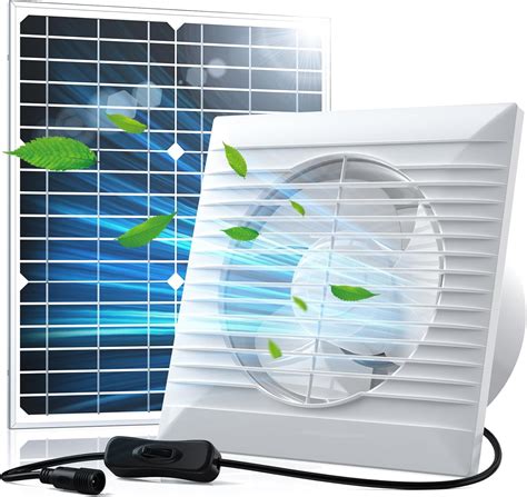 Sun Energise Solar Powered Exhaust Fan Pro W Solar Panel Inch