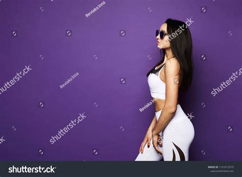 Beautiful Sexy Fitness Model Brunette Girl Stock Photo Shutterstock