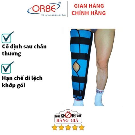 Đai Nẹp Gối Nẹp đùi Hỗ Trợ Cố định đầu Gối Cẳng Chân H3 Orbe Nẹp Gối H3