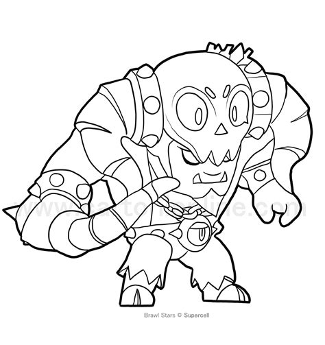 Mecha Bo Brawl Stars Coloring Page Color For Fun Brawlstarsios My XXX Hot Girl