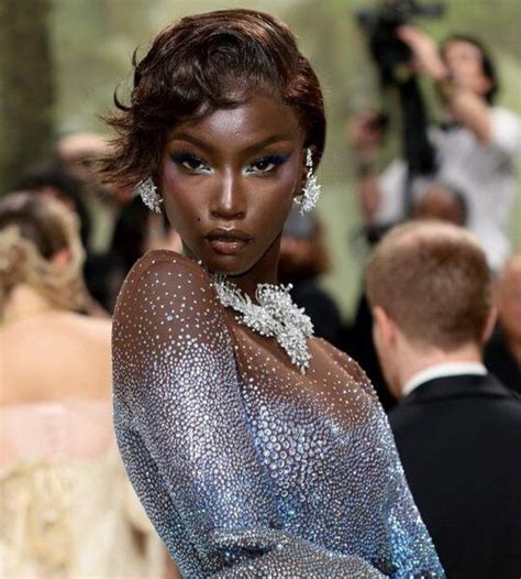 98,000 Swarovski Crystals Look Breathtaking on Anok Yai at the 2024 Met