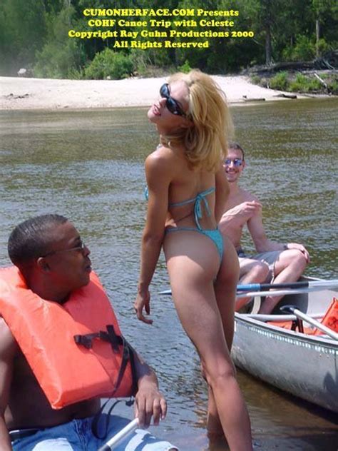 Celeste River Canoe Party Porn Pic