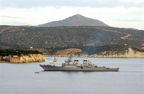 The Us Navy Usn Arleigh Burke Class Guided Missile Destroyer Uss Cole