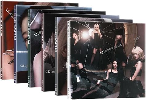 Amazon co jp Compact ver LE SSERAFIM Hot 5th Mini Album ルセラフィム LESSERAFIM Kim Chaewon ホビー