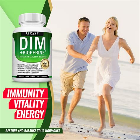 Dim Supplement Plus Bioperine Complex Mg Premium Diindolylmethane