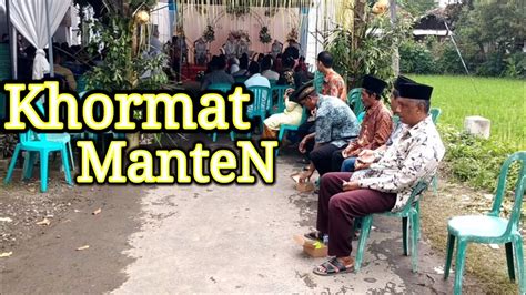 Adat Budaya Jawa Khormat Manten Hajat Pernikahan Warga Tempuran