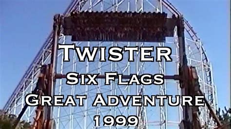 Extra Long Cycle On Twister Six Flags Great Adventure 1999 Youtube