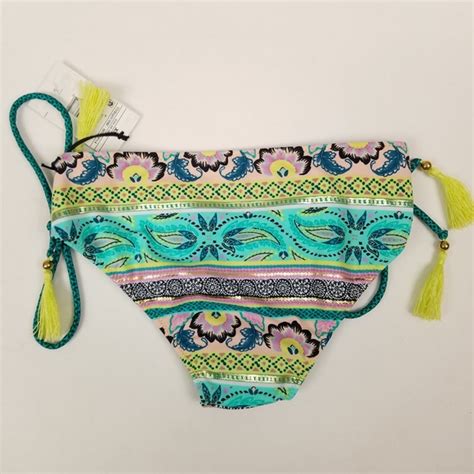 Shade Shore Swim Shade Shore Cheeky Bikini Bottom Tassels Xs Poshmark