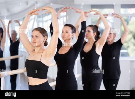 Mature Woman Exercising Leotard Hi Res Stock Photography And Images Alamy