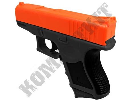 P698 Bb Gun Glock Replica Bb Pistol Orange 2 Tone Cheap Airsoft Guns Uk Kombatkit