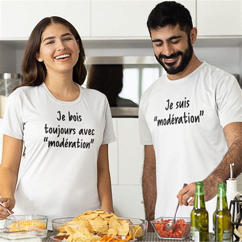 T Shirt Femme Je Bois Toujours Avec Modération Idée Cadeau Original