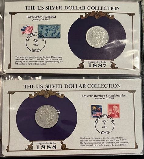 Coin Complete Morgan Peace Us Silver Dollar Collection Postal