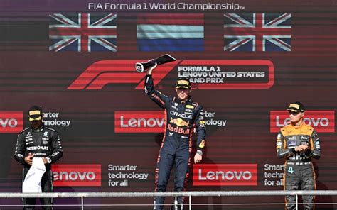 Verstappen Claims 50th Career Win In United States Grand Prix