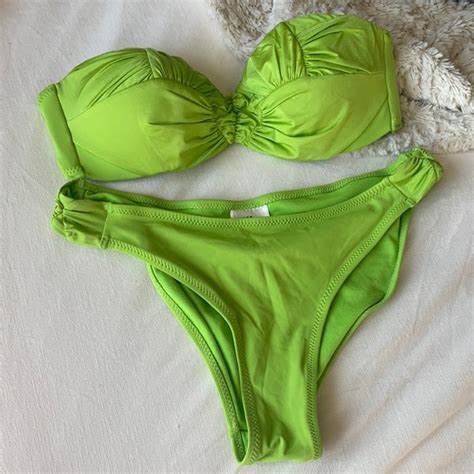 H M Swim Neon Bikini Set Poshmark