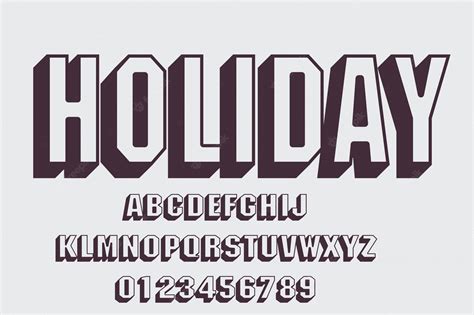 Premium Vector | Bold modern font and alphabet, typeface, letters and ...