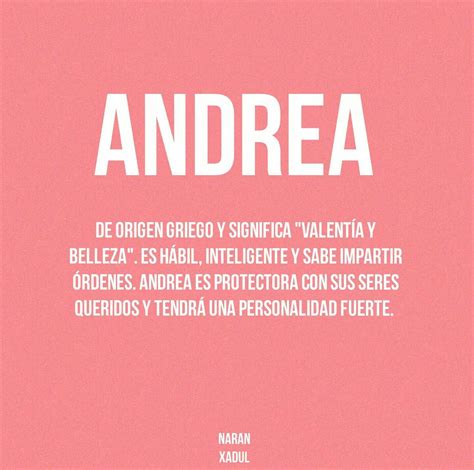 Andrea Significado Y Origen Del Nombre Youtube Images