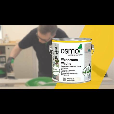 Osmo Wohnraum Wachs Weiß Deckend Seidenmatt 750 ml BAUHAUS