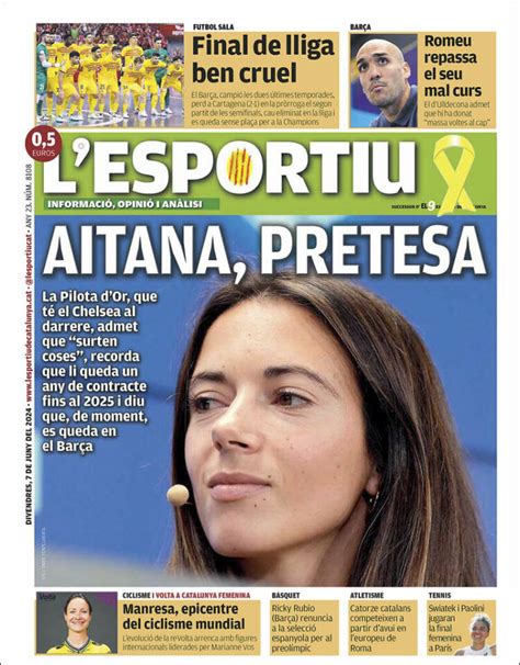 Portadas De La Prensa Deportiva 7 De Junio De 2024 Info Biwenger