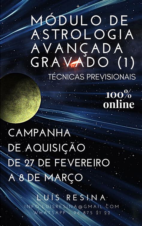 Módulo de Astrologia Avançada Gravado 1 Luís Resina