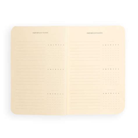 Nude Undated A Planner Write Concept