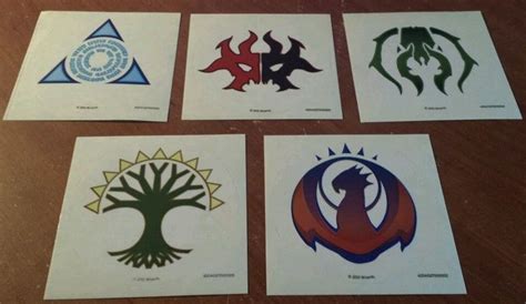 Mtg Ravnica Guild Stickers Set Of All Fast Shipping Magic The