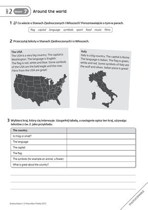 Brainy Kl 4 Worksheets Unit 3 Grammar Summary PHOTOCOPIABLE UNIT 3