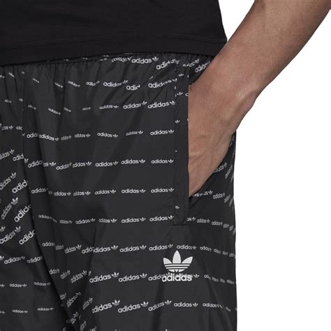 Adidas Originals Heren Monogram Graphic Sportperformance Broeken Zwart