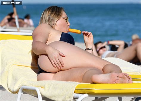 Iskra Lawrence Nude On The Beach In Miami Beach Nudbay