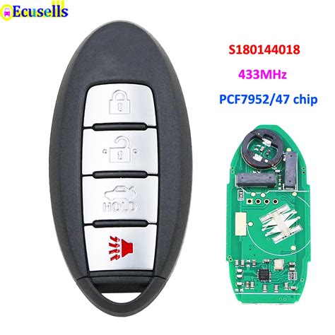 Es Inteligente Remoto Chave Fob Mhz Id Pcf Chip Para