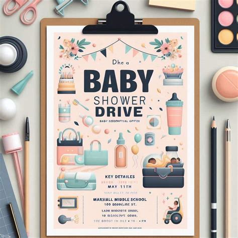 Entry 80 By Graphicrahnuma For Sleek Flyer Design For Baby Drive