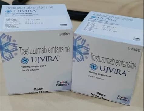 Trastuzumab Emtansine Ujvira 100mg Injection ZYDUS CADILA Vial At