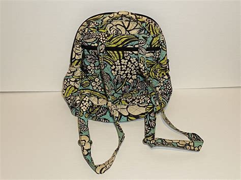 Vera Bradley Small Backpack Island Blooms Floral Prin Gem