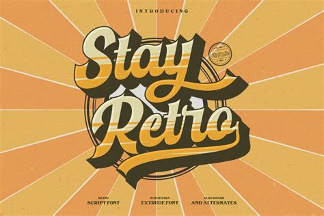 Stay Retro Font - Dafont Free