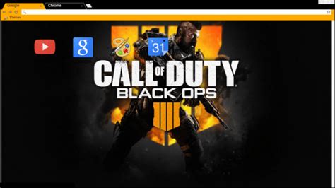 Black Ops 4 Chrome Theme Themebeta