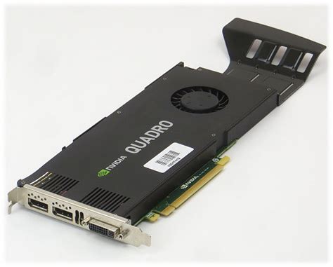 nVIDIA Quadro K4200 4GB GDDR5 PCIe x16 Gen2 / PCIe 2.0 1x DVI-I 2x ...