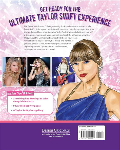 Taylor Swift Forever Coloring & Activity Book – Mary Maxim
