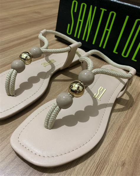 Rasteirinha Nude Santa Lolla Rasteira Feminina Santa Lolla Usado Enjoei