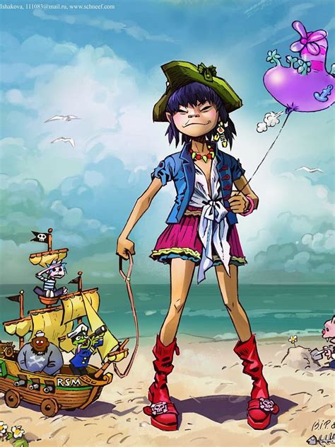 Gorillaz Noodle From Plastic Beach And For Your Mobile Tablet