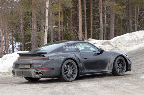 Porsche Facelift Spied Refreshed Turbo S Going Hybrid