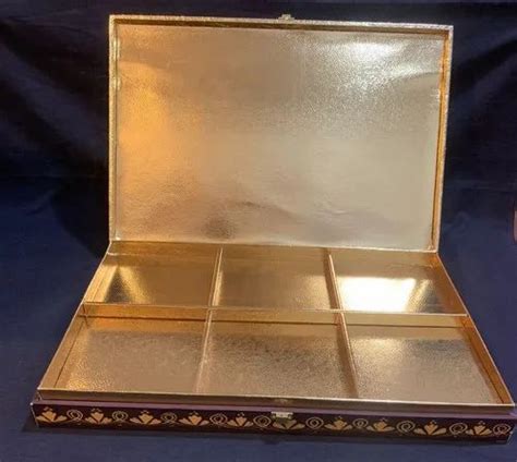 Wooden Dry Fruit Box With 6 Compartments At Rs 420 Handcrafted Dry