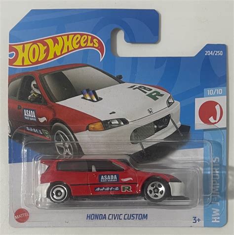 Autko Mattel Hot Wheels Honda Civic Custom czerwone porównaj ceny Allegro pl