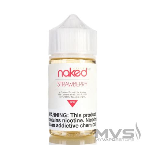 Naked Vape Juice Cream Strawberry Broadway Smoke Shop