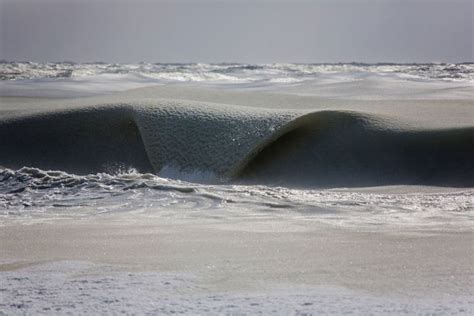 Photographer Captures Incredible Frozen Ocean Waves Off The Coast | Others