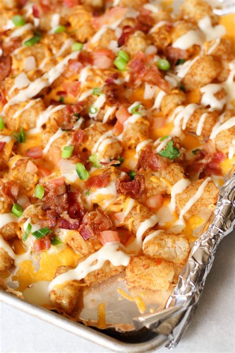 Game Day Totchos Tater Tot Nachos Receita