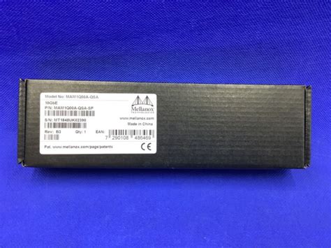 Mellanox Mam1q00a-qsa 10gbe Dynamix QSA QSFP to SFP Adapter/converter ...
