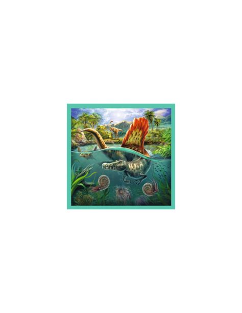 Puzzle 3 w 1 Niezwykły świat dinozaurów Trefl